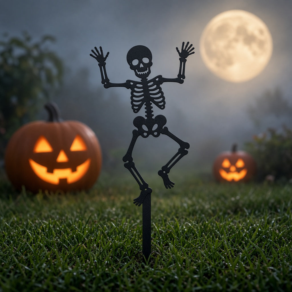 Skeleton Garden Stake
