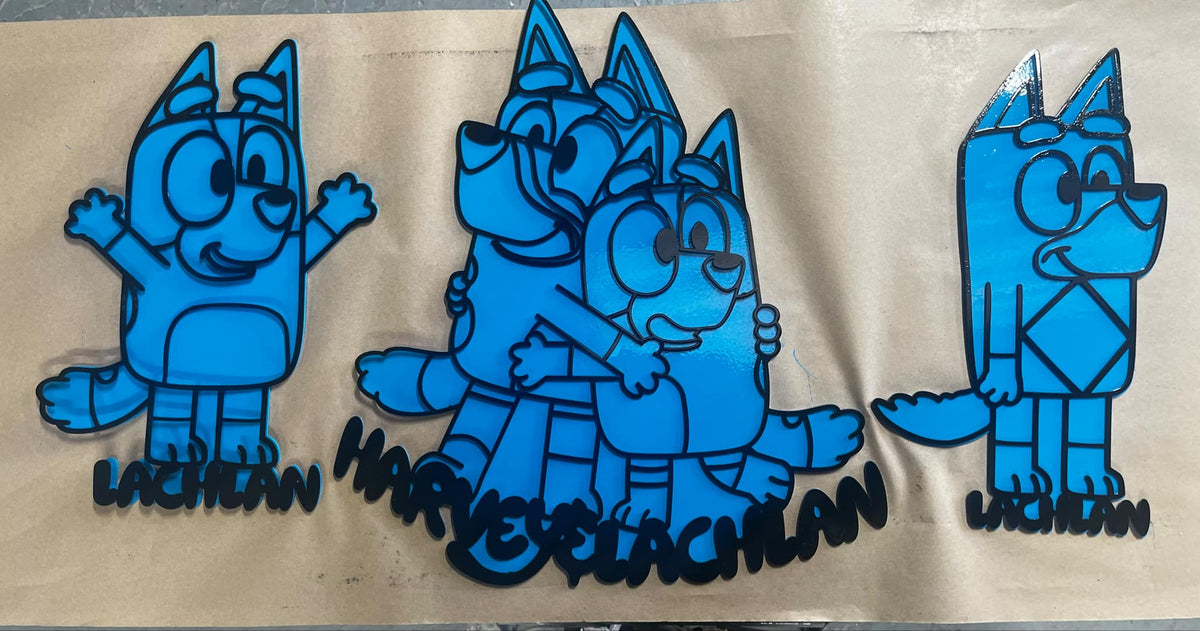 Bluey Custom Wall Art