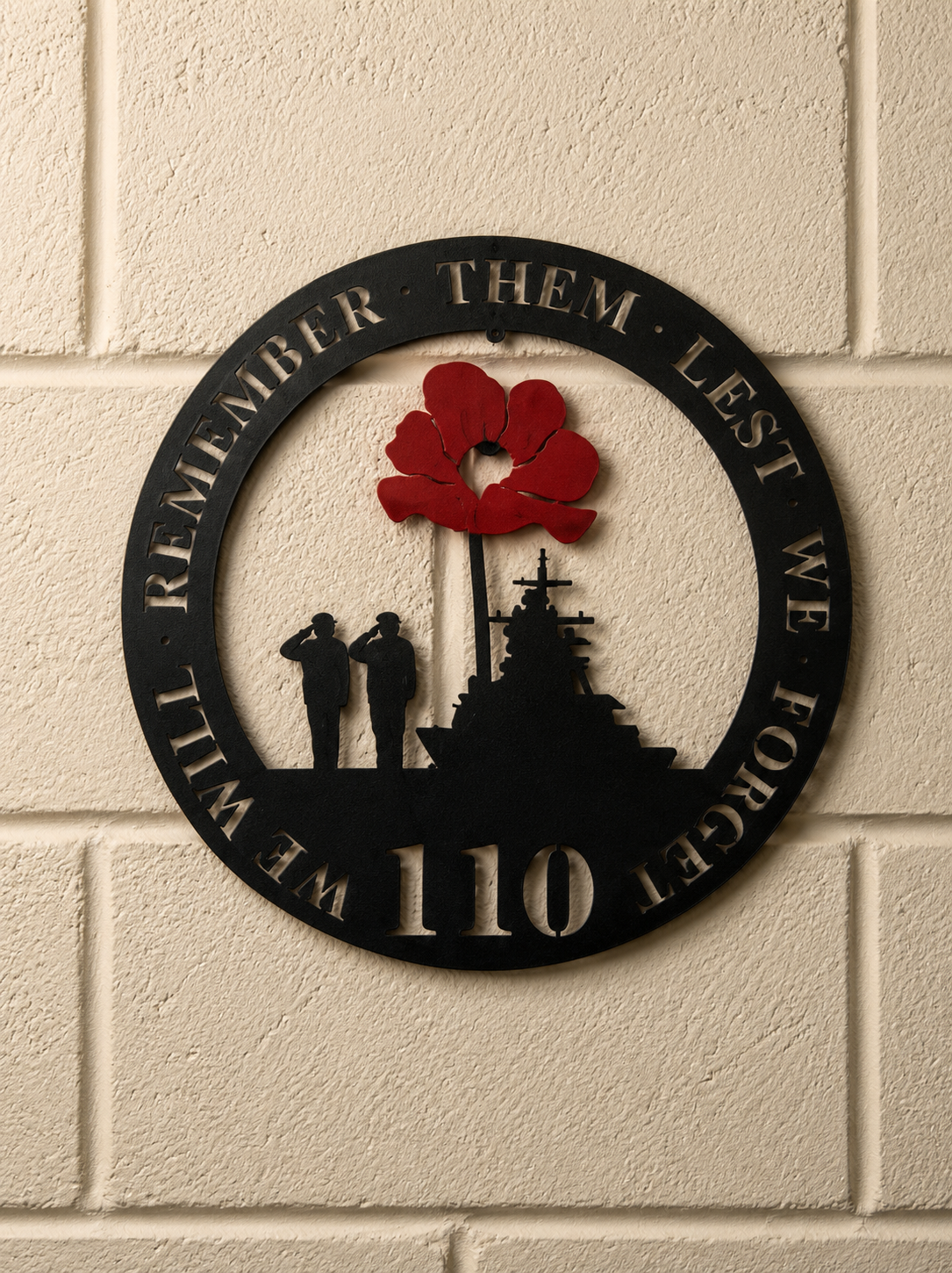 Navy Wall Plaque