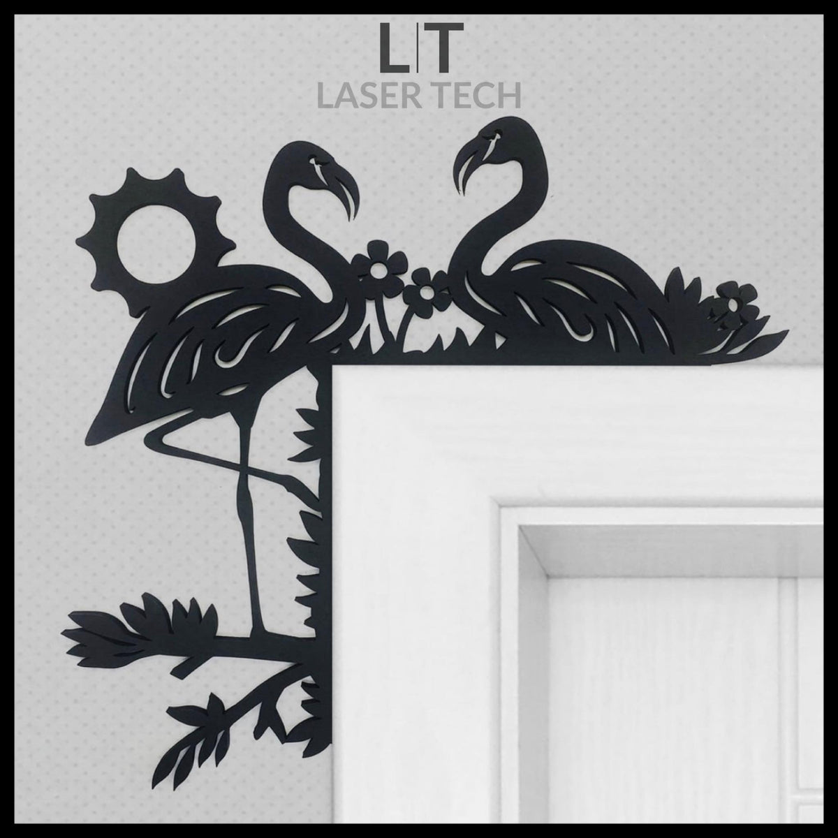 Flamingos Door Decoration