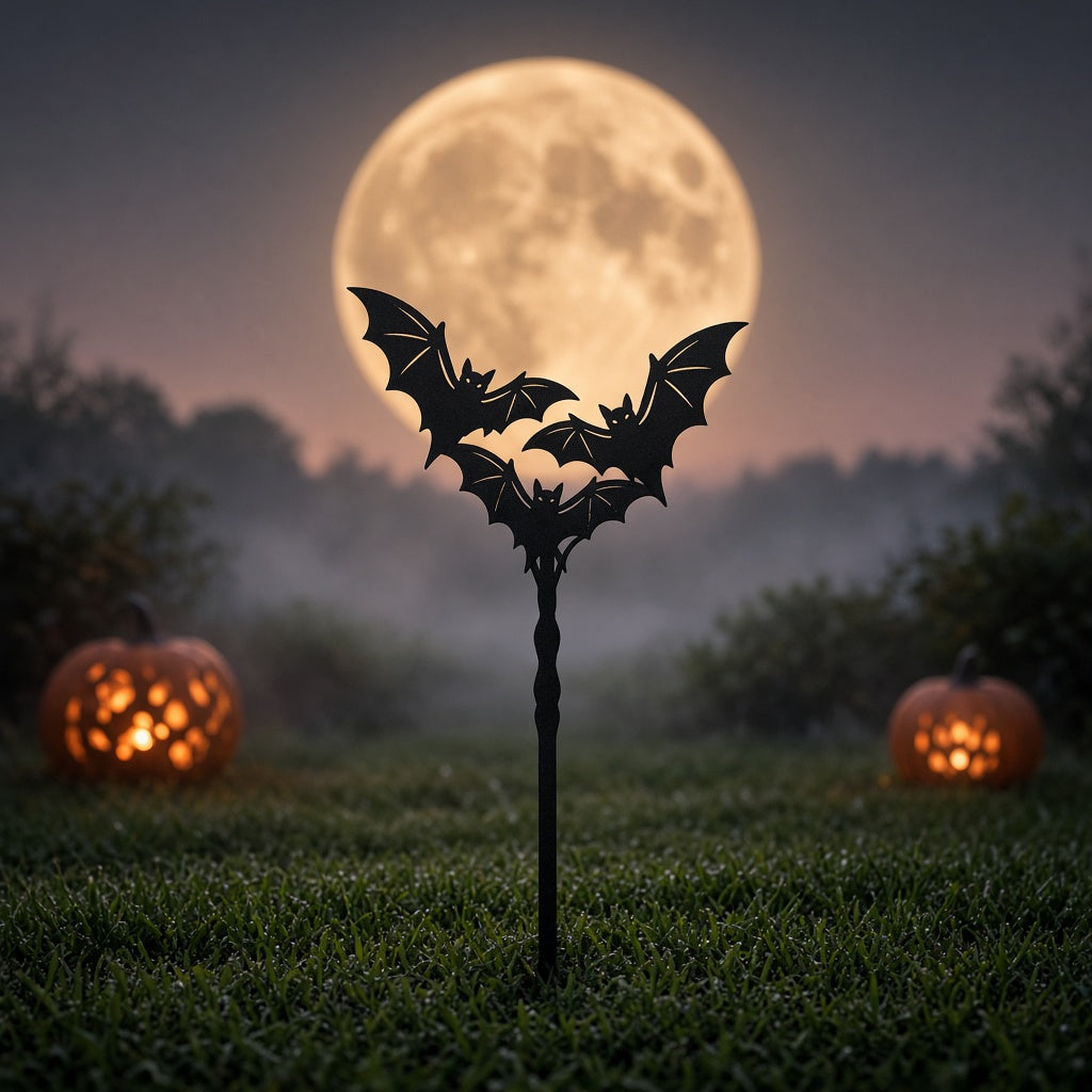Bats Garden Stake