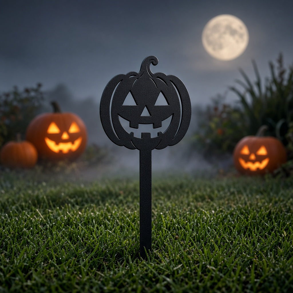 Pumpkin Garden Stake