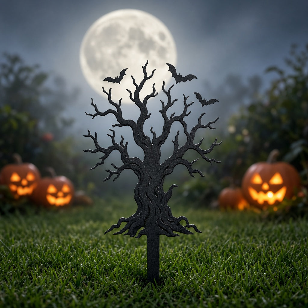 Haunted Tree Garden Stake