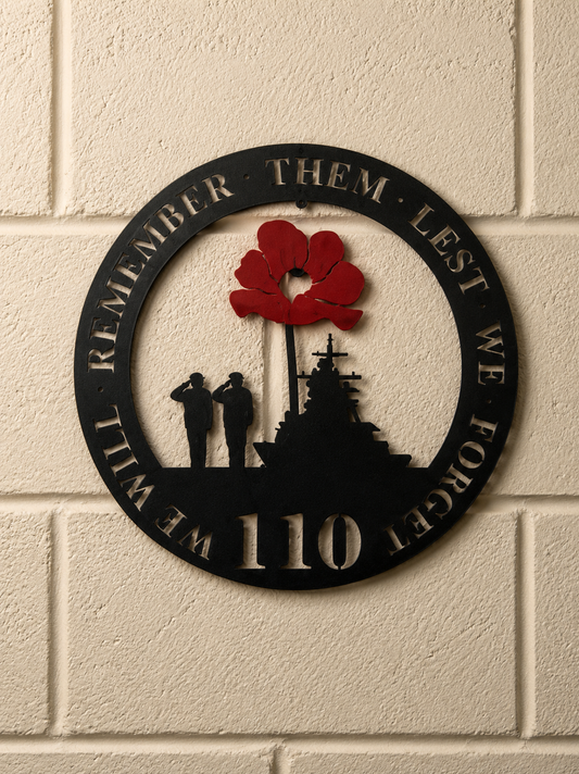 Navy Wall Plaque