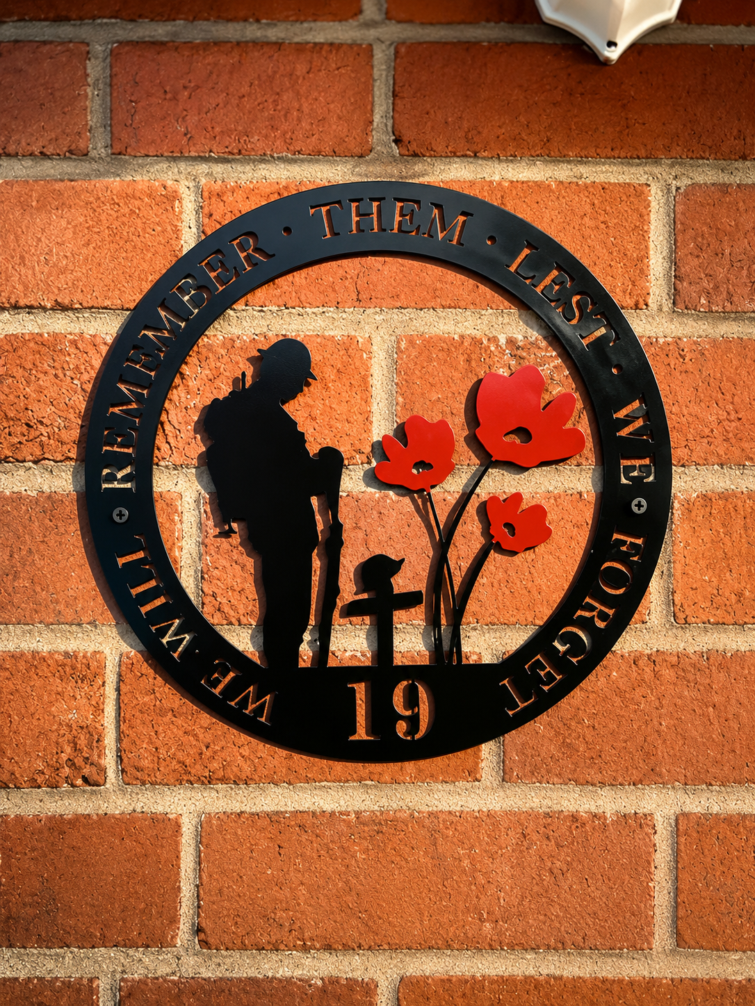 Remembrance wall plaque
