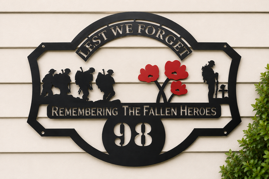 Remembrance wall plaque