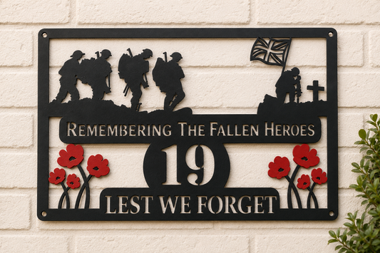 Remembrance wall plaque