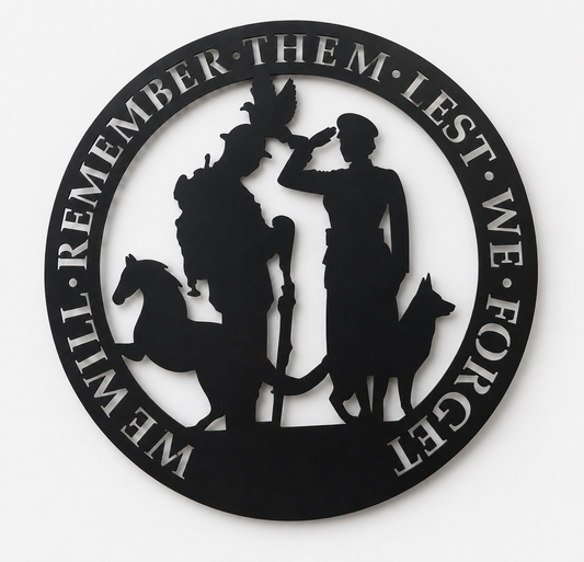 Heroes Remembrance wall plaque